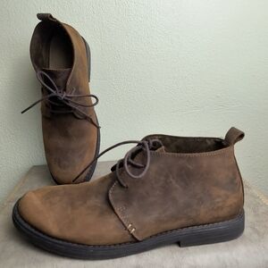 Men's Casual Chukka Boots Size 12 Brown Lace Up